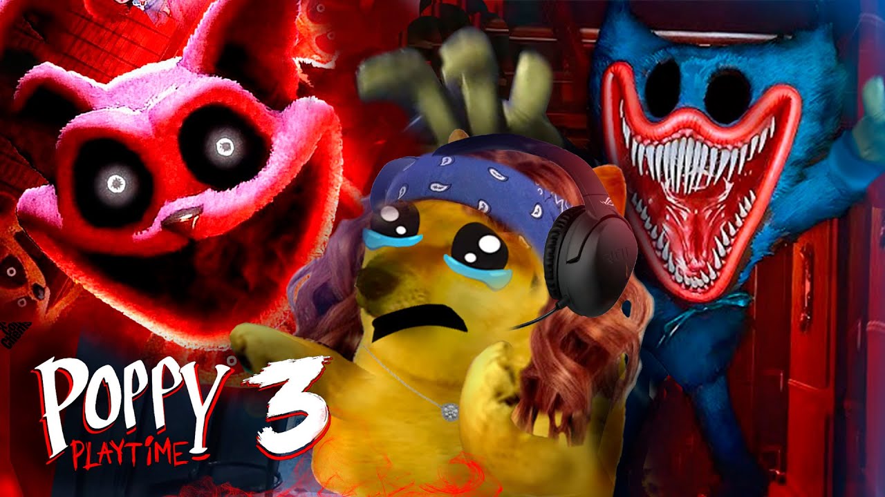 Huggy Wuggy Nightmare persigue a Cheems - Poppy Playtime 3