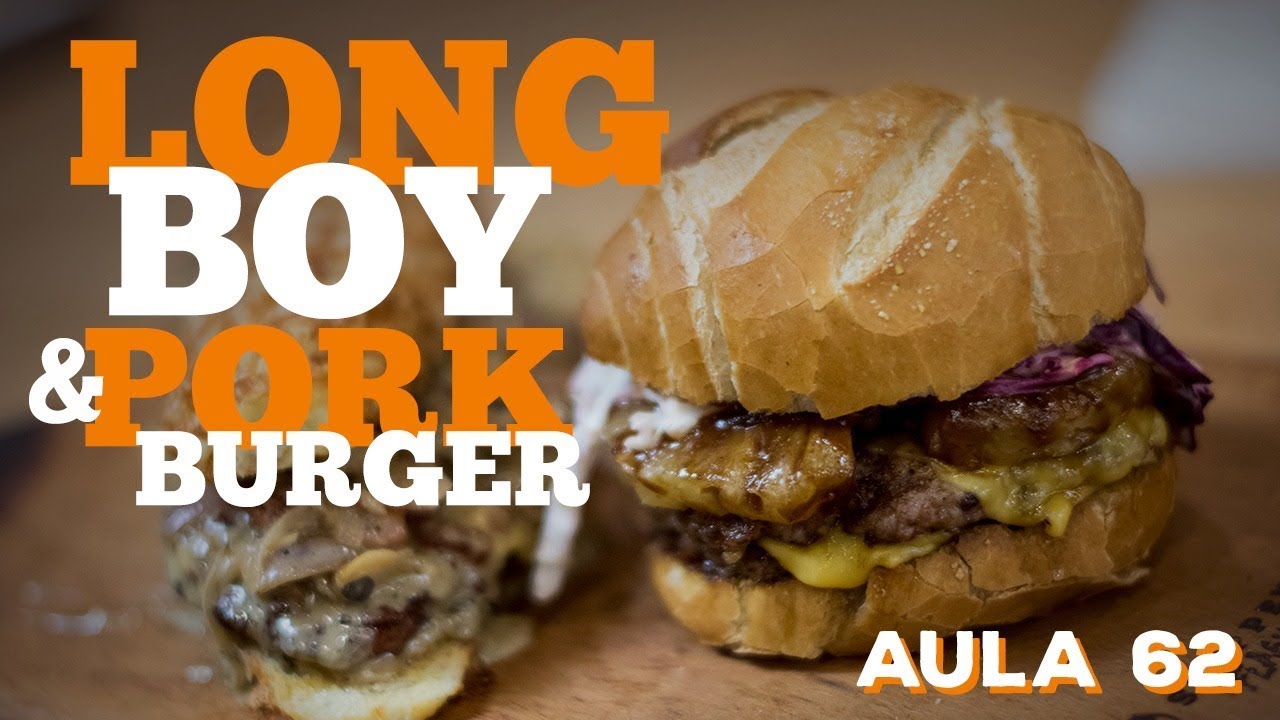 Aula 62 - Smoked Burguer / Pork Burguer (Como fazer hambúrguer defumado) / Cansei de Ser Chef