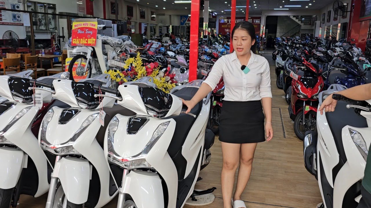 Giá xe tay ga Vision AB SH Vario xe 50cc ở trung tâm xe máy Hữu Tình góp 0đ ship xa