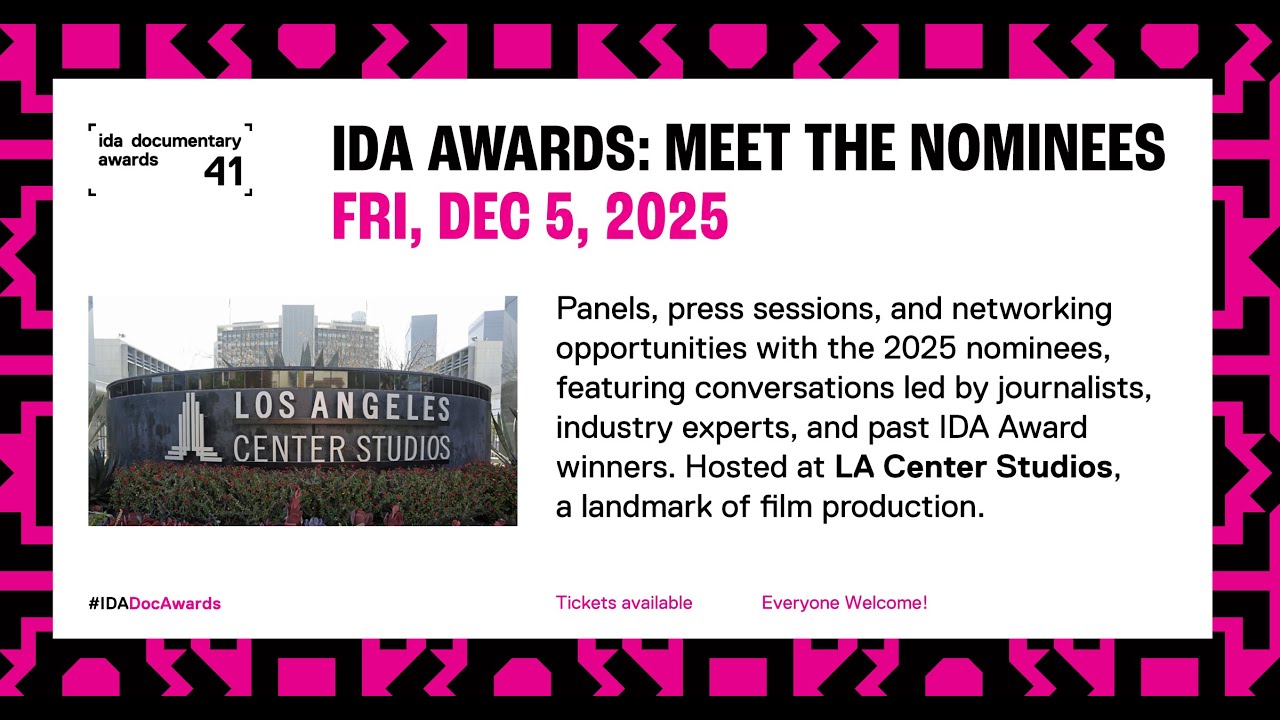41st IDA Documentary Awards: Contested Spaces