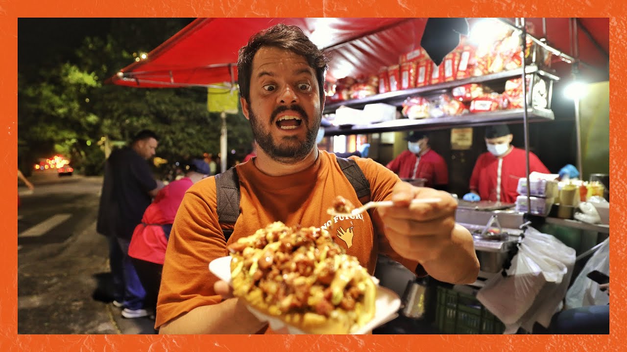 🇨🇴 Provando as COMIDAS DE RUA mais LOUCAS em Medellín
