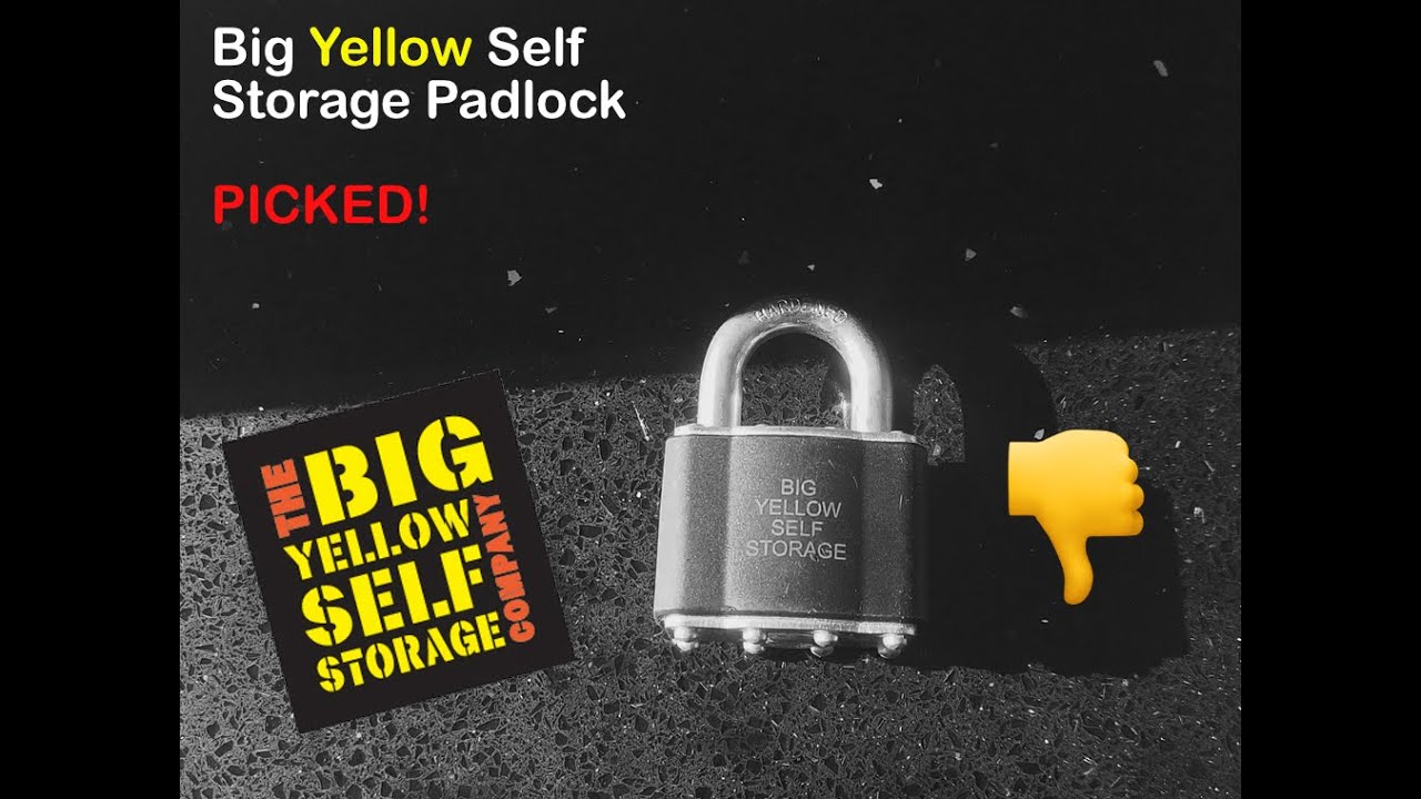 Big Yellow Self Storage Padlock Picked | How To Pick Locks