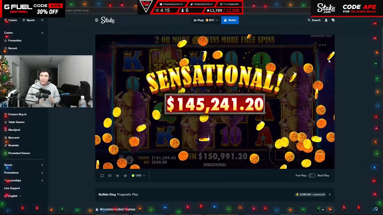Trainwrecks wins +$272K in Buffalo King