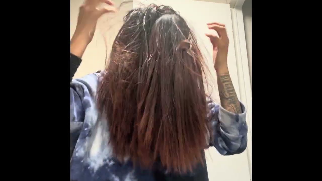 WASH DAY after wearing my STRAIGHT HAIR 🤍 