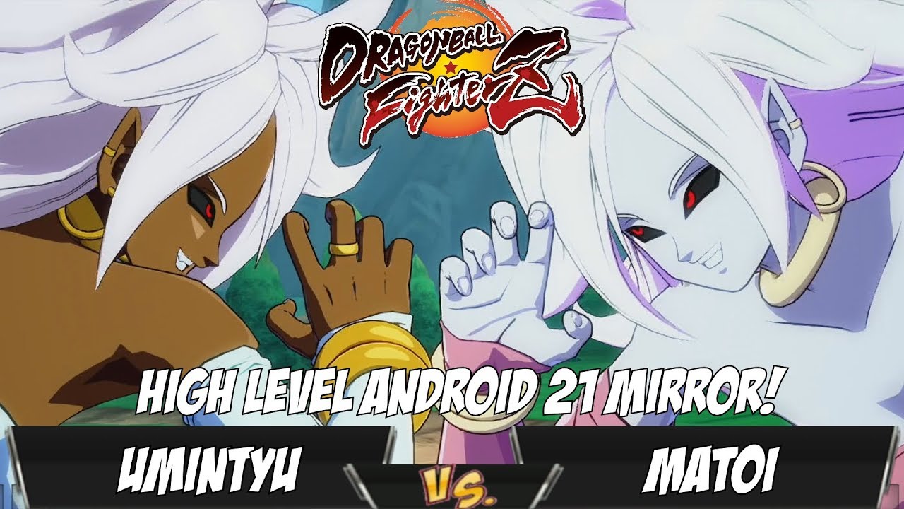 High Level Android 21 Mirror between Umintyu Vs  Matoi![DBFZ]