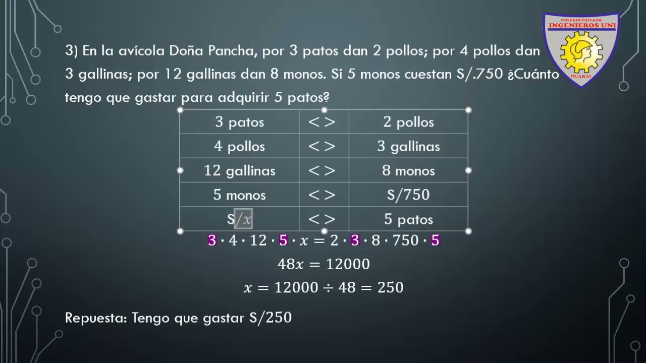 20 Clase RM Regla Conjunta - Quinto Grado de Primaria