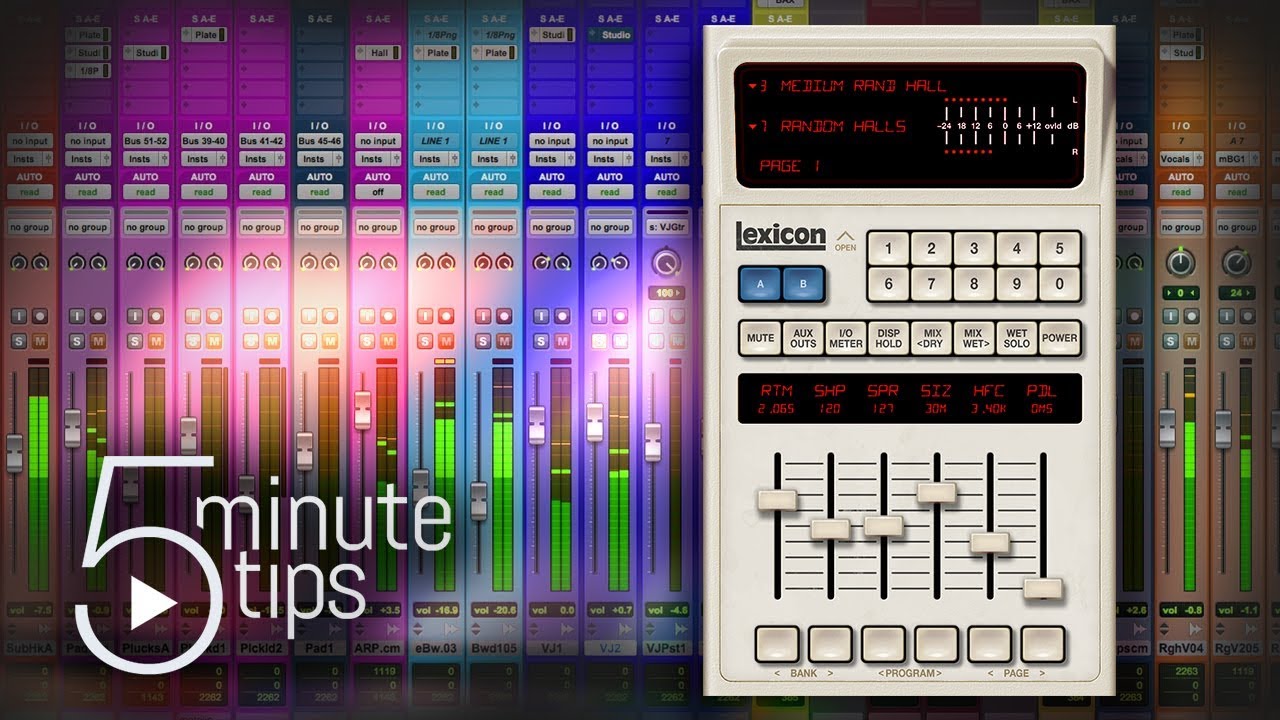 5-Minute UAD Tips: Lexicon 480L Digital Reverb & Effects