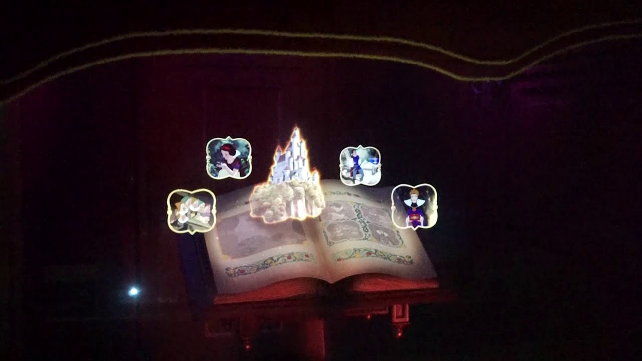 Once Upon A Time attraction inside Shanghai Disneyland's castle