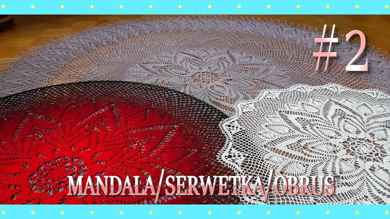 Mandala/obrus/serwetka na szydełku #2