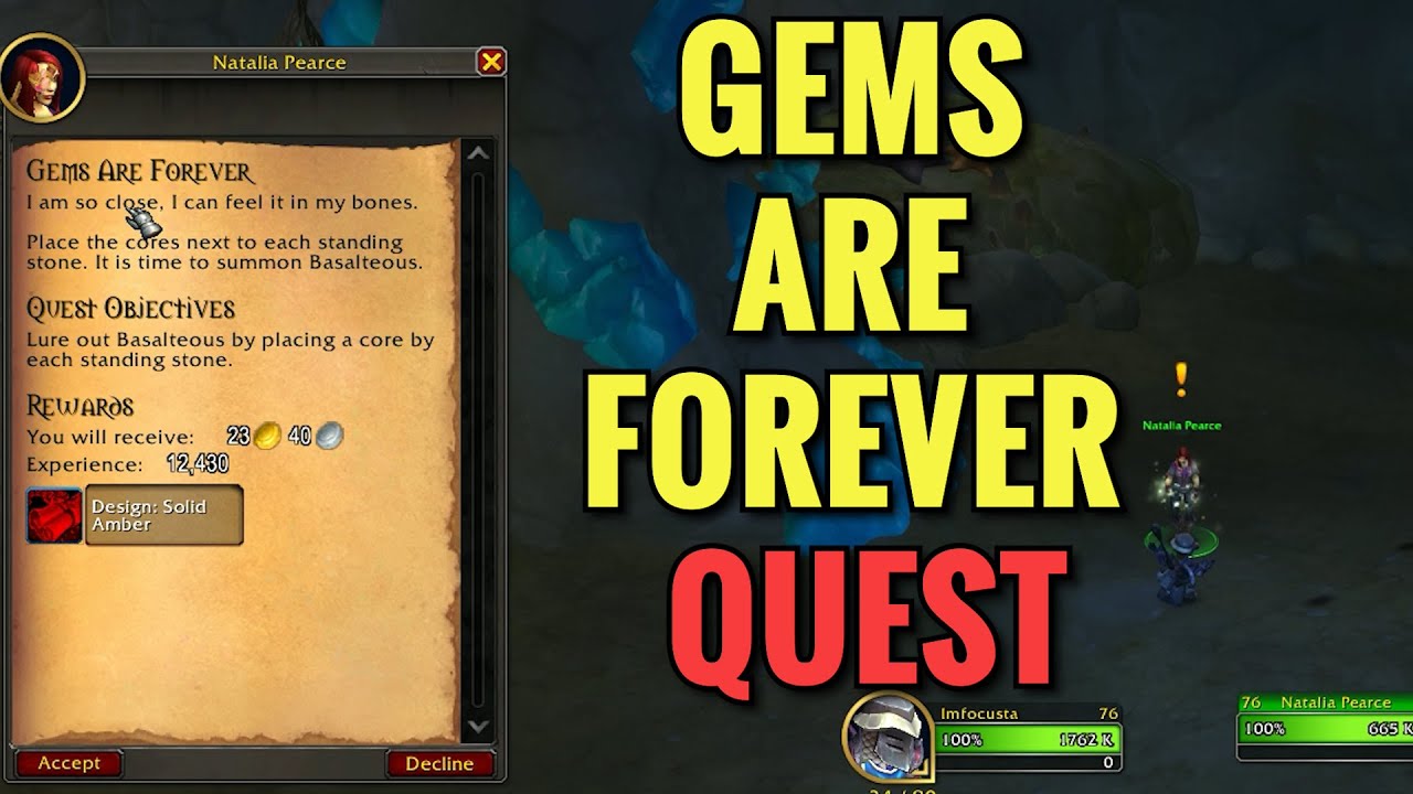 Gems Are Forever Quest (WoW TWW)