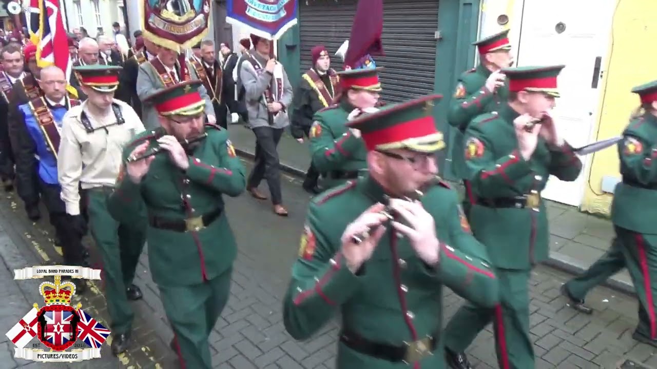 Castlederg Young Loyalists FB (3) @ ABOD Shutting Of The Gates Parade 2025