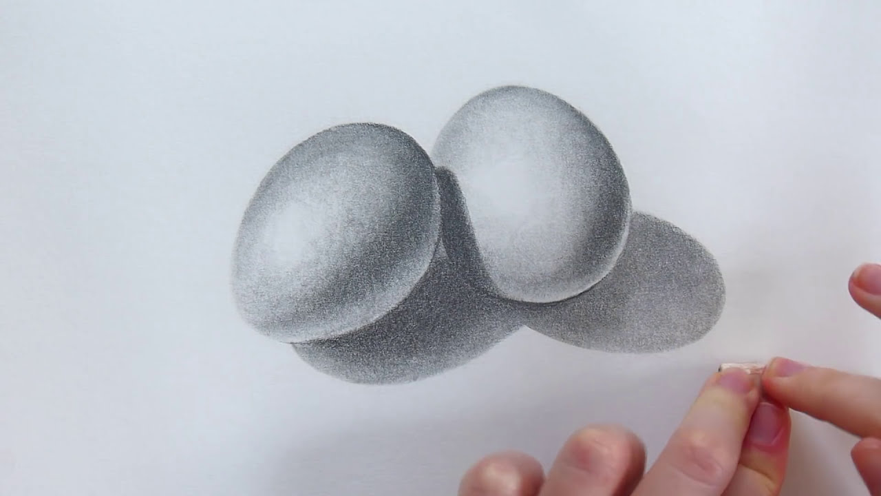 #Dessin - Volumes au crayon graphite par l'Atelier de Louise