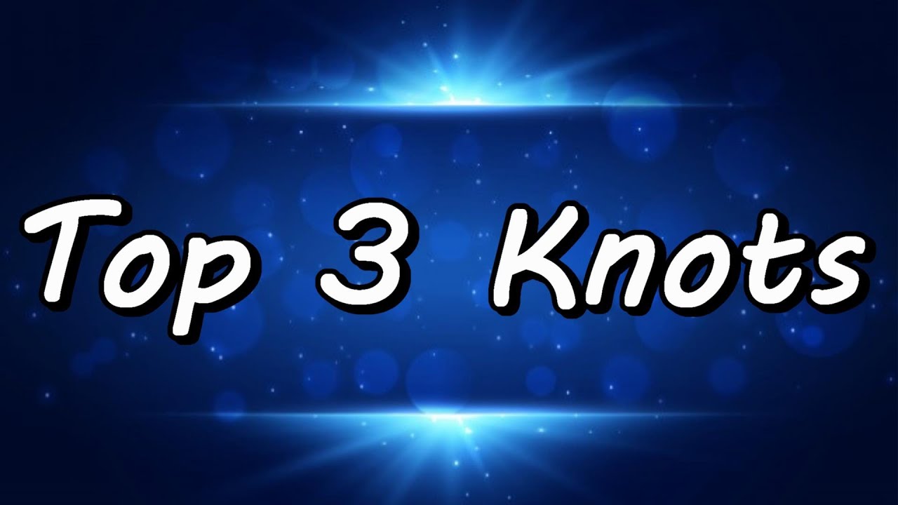 Three fishing knots that a blind guy recommends! Fishing knots so easy a blind guy can tie them!