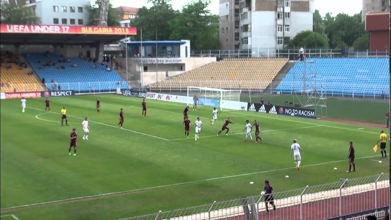 Россия - Англия, 1/4 финала UEFA Under-17 Championship Bulgaria 2015