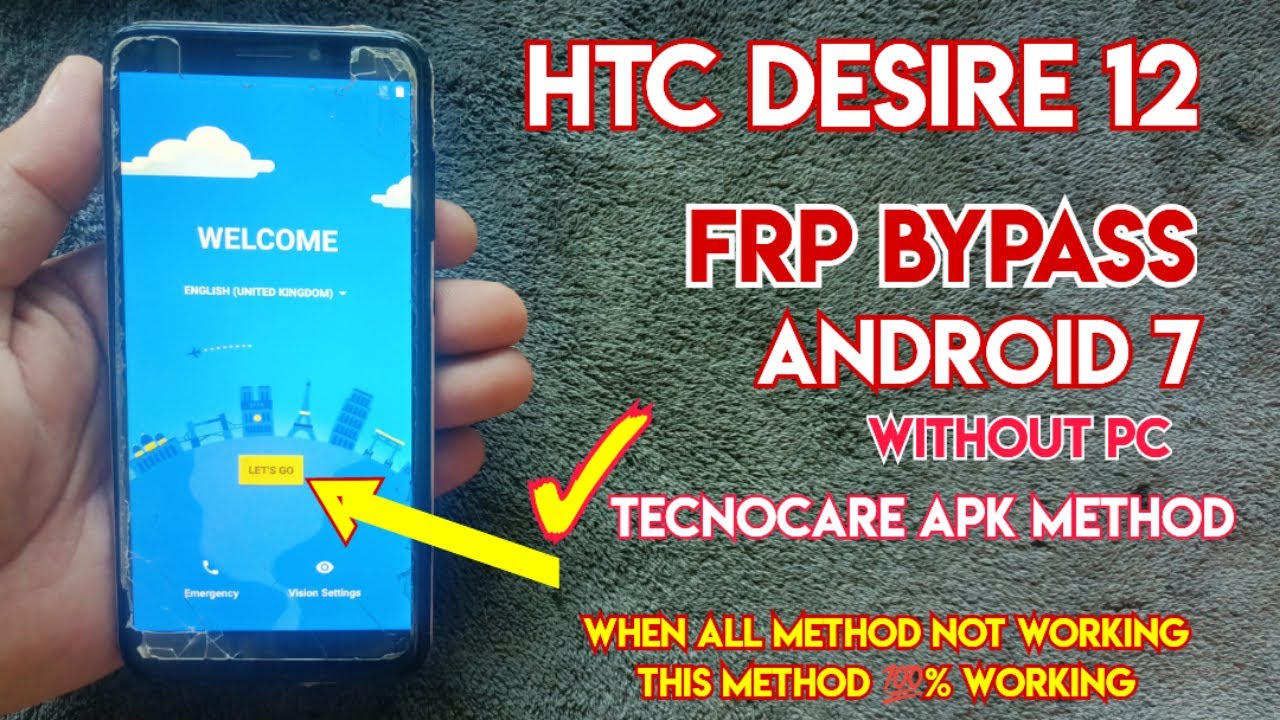 HTC Desire 12 Frp bypass | All htc Mobile frp bypass 2024 | HTC Desire 12 plus frp bypass Without pc