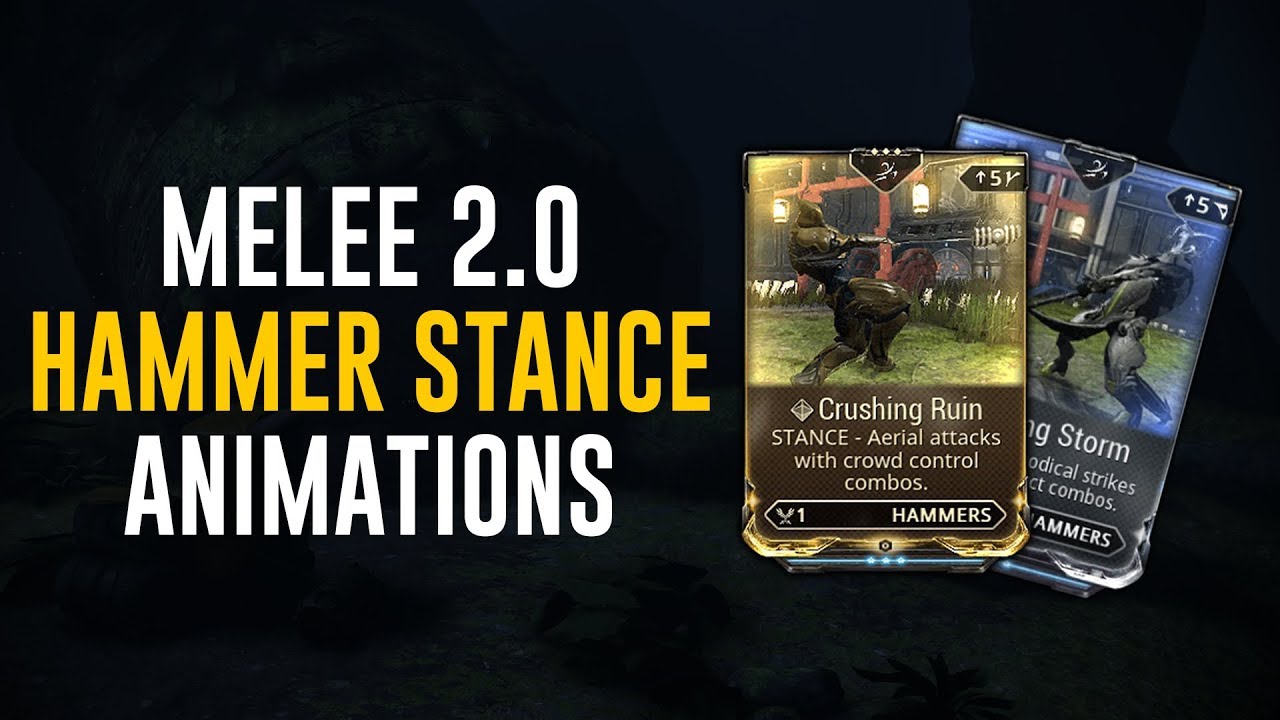Hammer Stances & Animations - Melee 2.0 (Warframe)