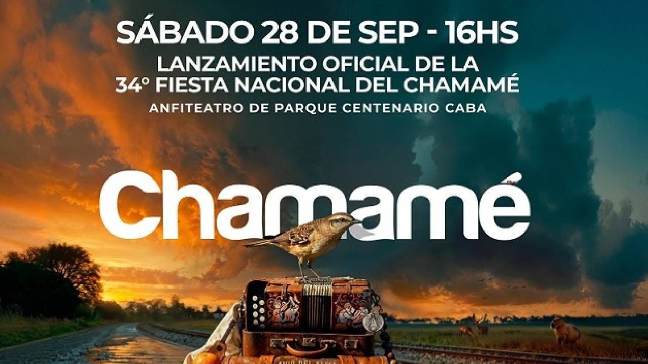 Lanzamiento Oficial de la 34ª Fiesta Nacional del Chamamé | Anfiteatro Parque Centenario, Bs. As.