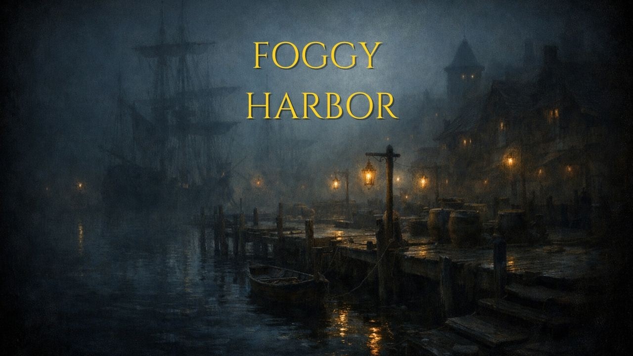 Medieval Harbor in the Fog – Dark Ambient Music (1 Hour)