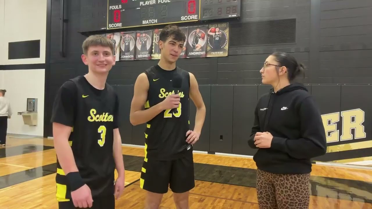 Postgame with the Tri-Valley Scotties