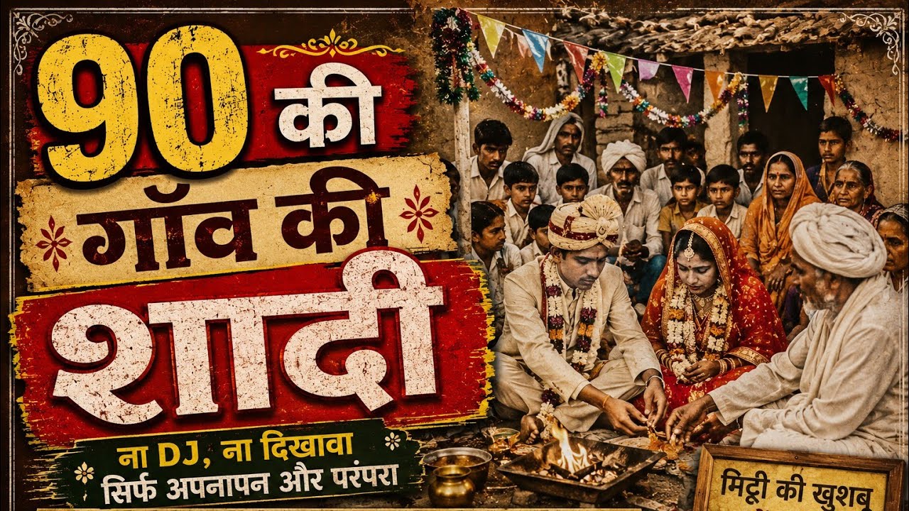 पुराने जमाने की शादी की यादें | 80s-90s Indian Village Wedding Memories | Desi Shaadi Nostalgia