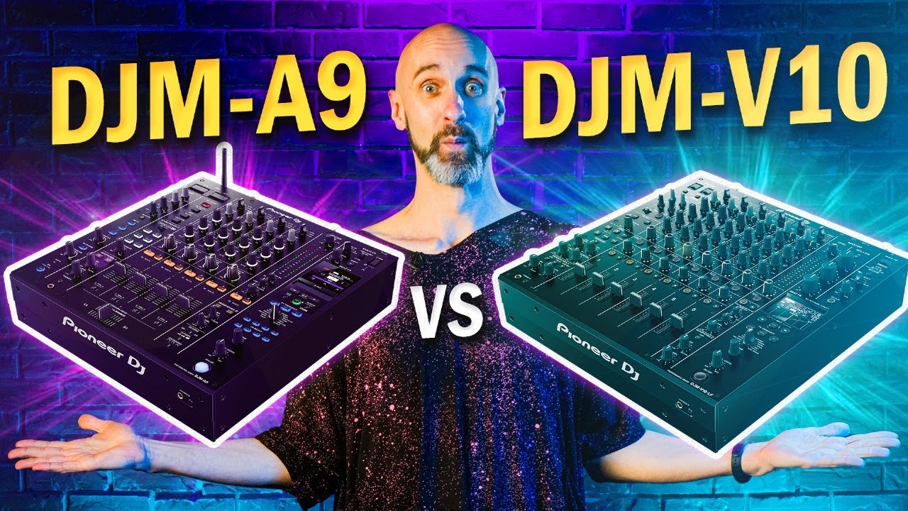 DIFEREN&Ccedil;AS entre os Mixers Pioneer DJ: DJM-A9 e DJM-V10