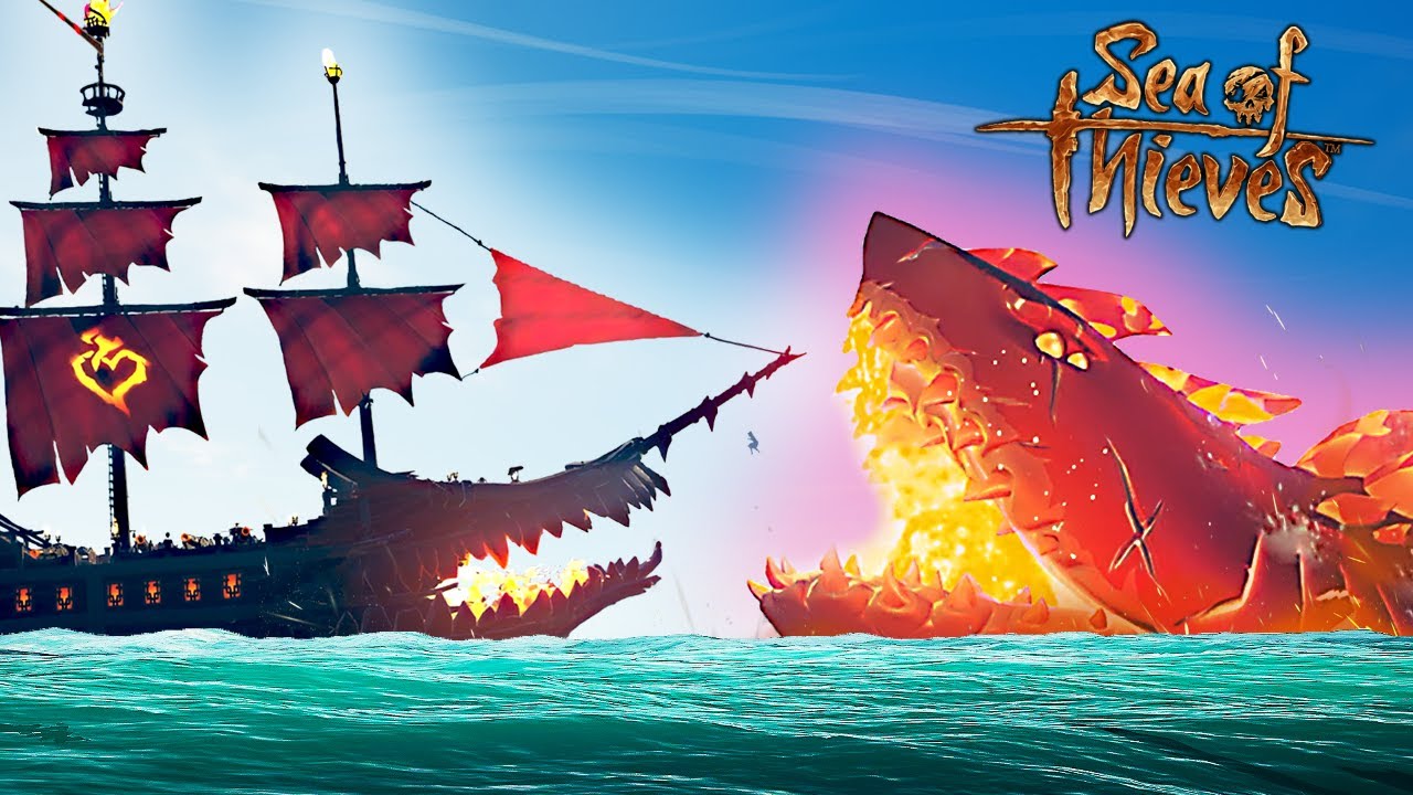 Burning Blade vs Ancient Redmaw in Sea of Thieves! (Who Wins?)