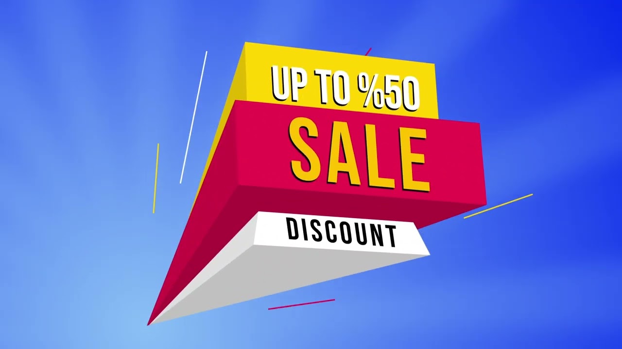 Sale  animations! Special offer and mega discount video 2024