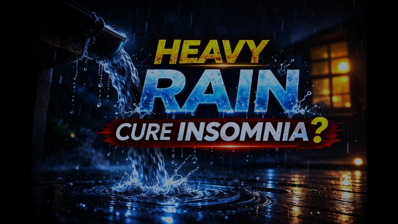 Heavy Rain Helping Your Insomnia? Here's Why