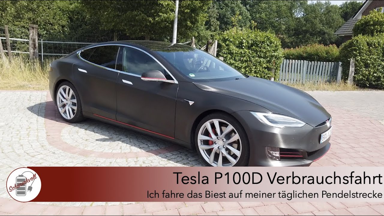 Tesla Model S P100D - Verbrauchfahrt - Ich fahre das Biest auf meiner Pendelstrecke