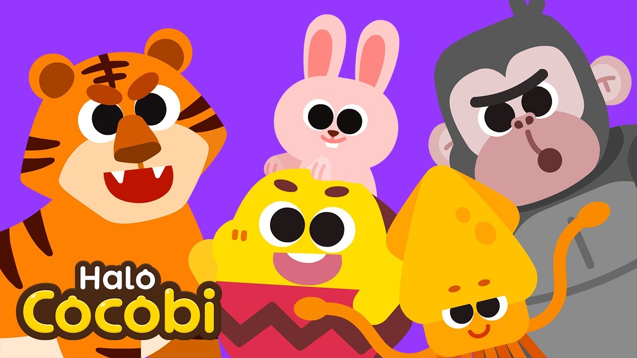 Tarian Binatang | Lagu Binatang Anak | Kids Song | Halo Cocobi Bahasa Indonesia