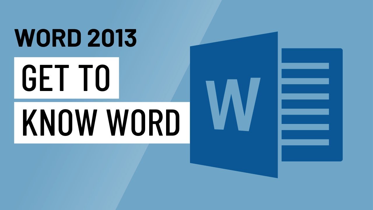 Word 2013: Начало работы