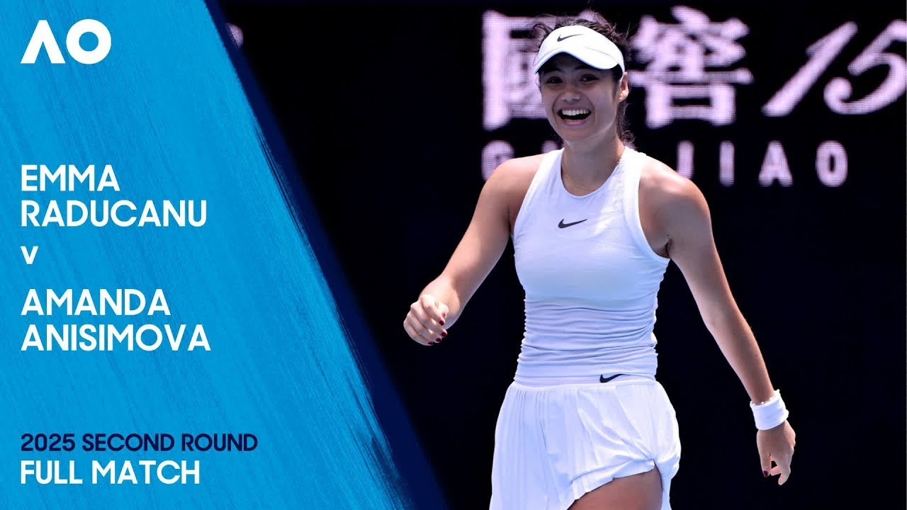 Emma Raducanu v Amanda Anisimova Full Match | Australian Open 2025 Second Round