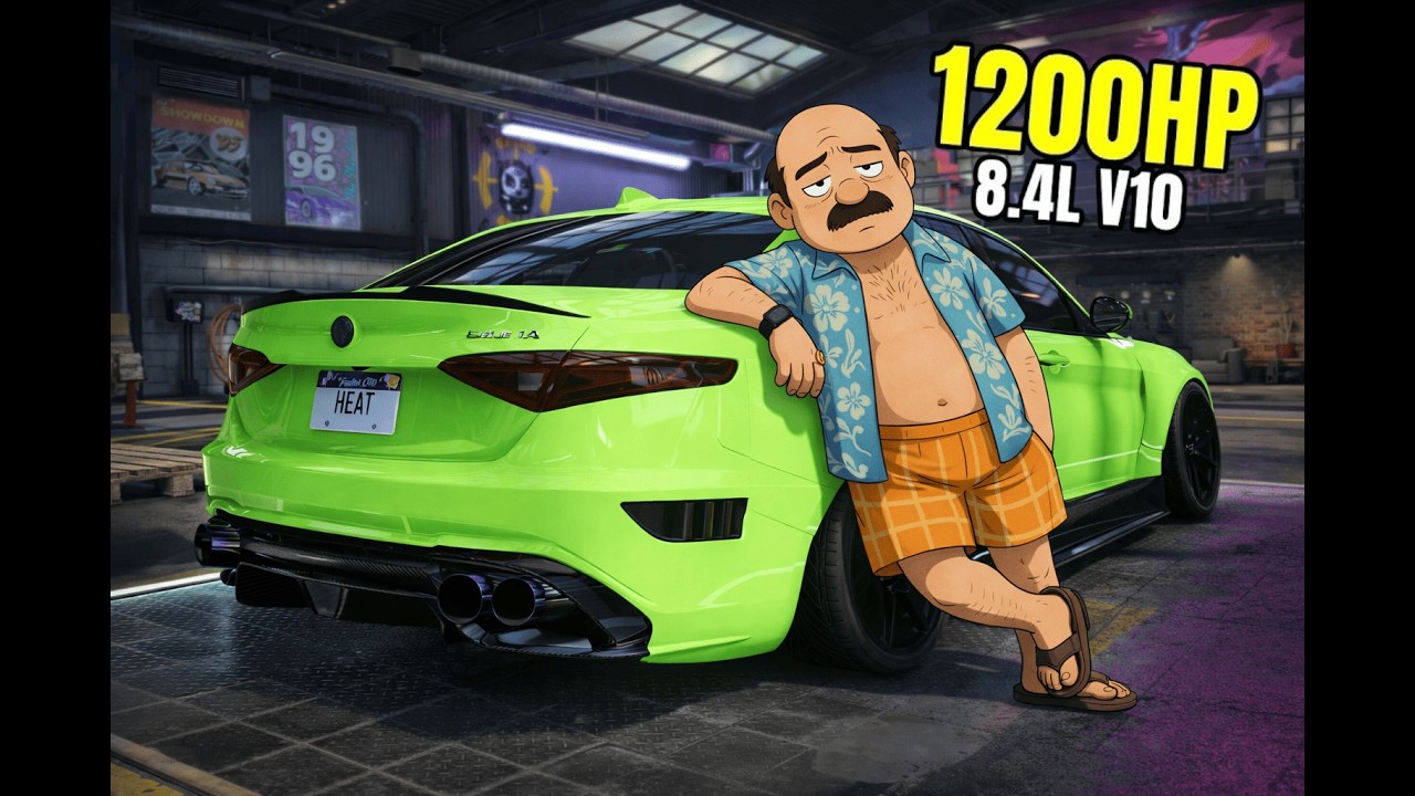 Need for Speed Heat   1200HP ALFA ROMEO GIULIA QUADRIFOGLIO Customization  Max Build 400+