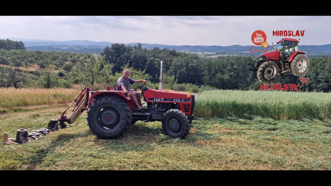 Ko&scaron;enje zobi, stočnog gra&scaron;ka i grahorice sa IMT 549 DV i Vicon 165