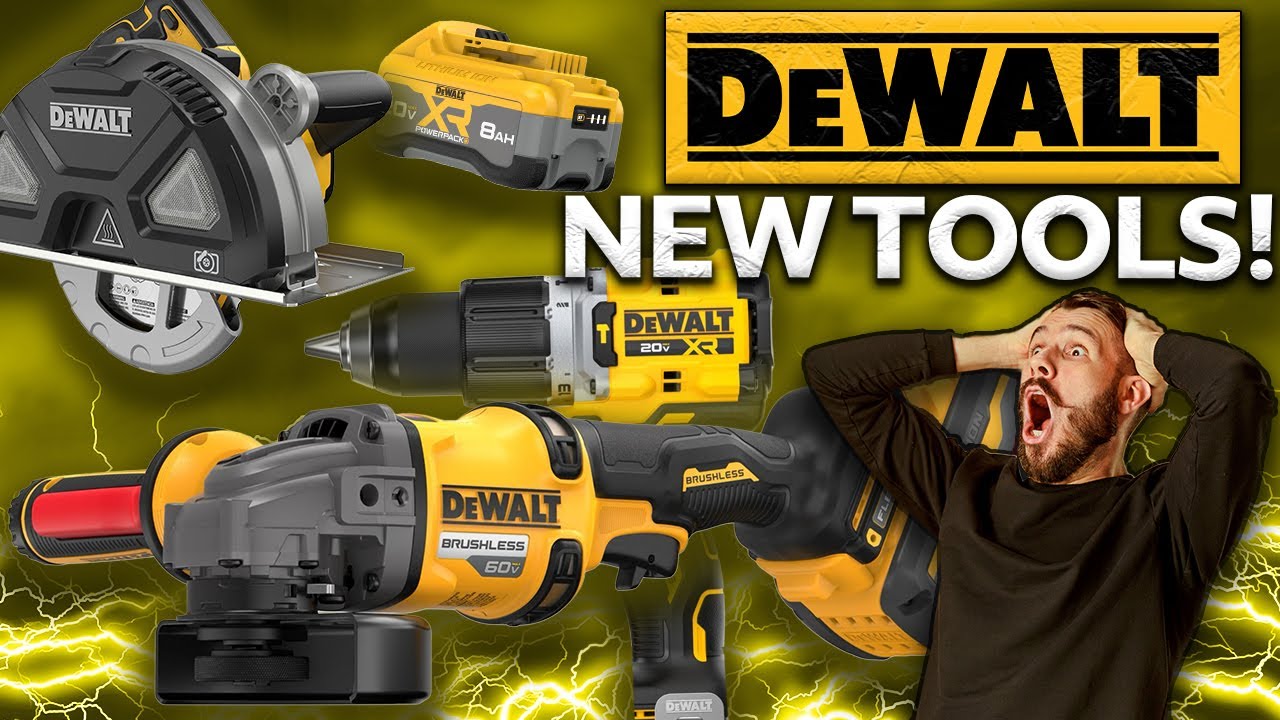 Best New Tools from DeWalt - New Grinders, Saws, and Drills!