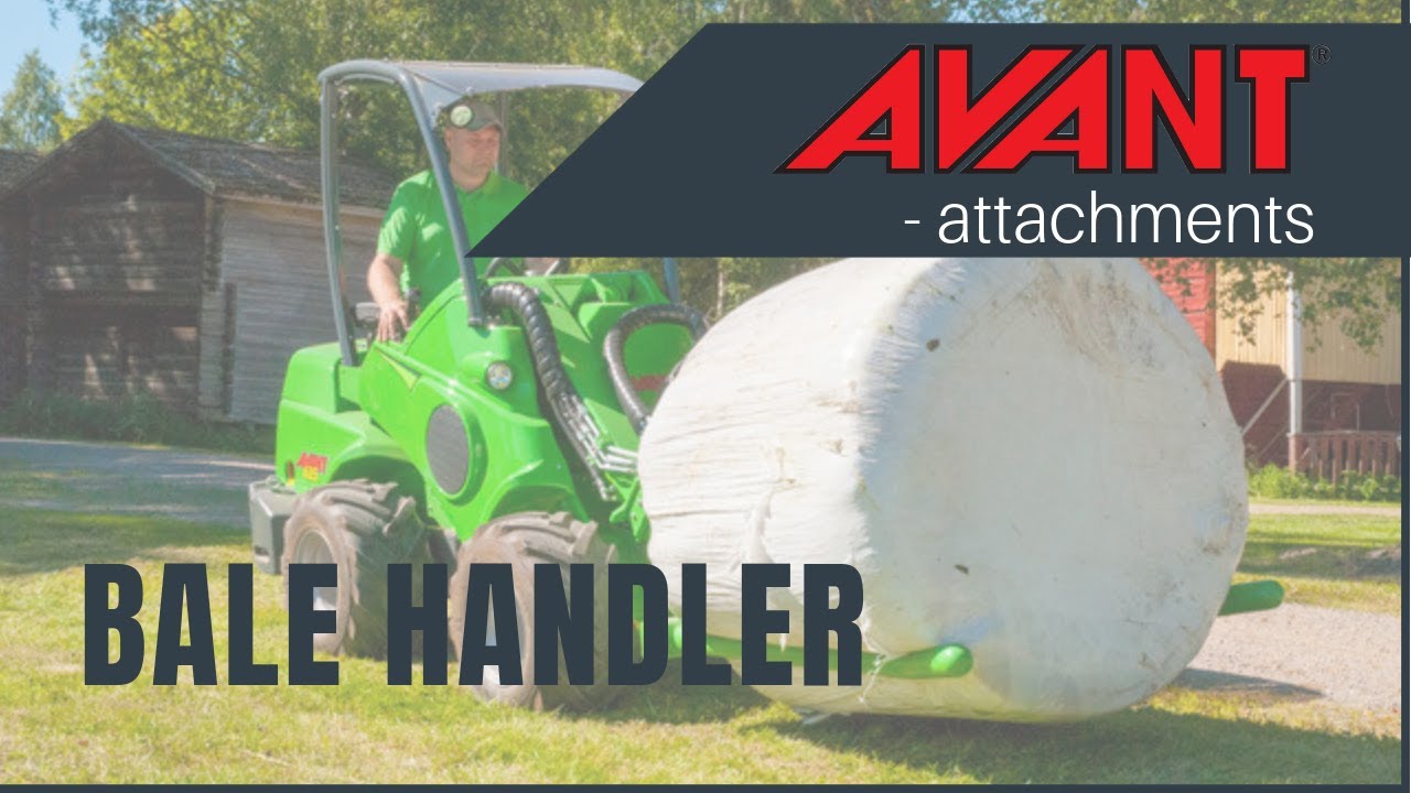 Avant attachments: Bale handler