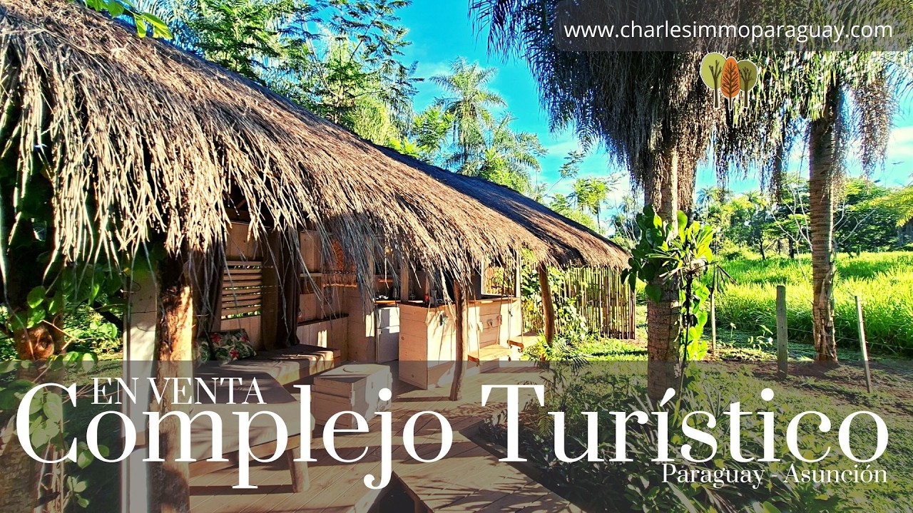 Paraguay Asunción - Complejo turístico en venta - 2 hectáreas con 5 lodges y negocio funcionando