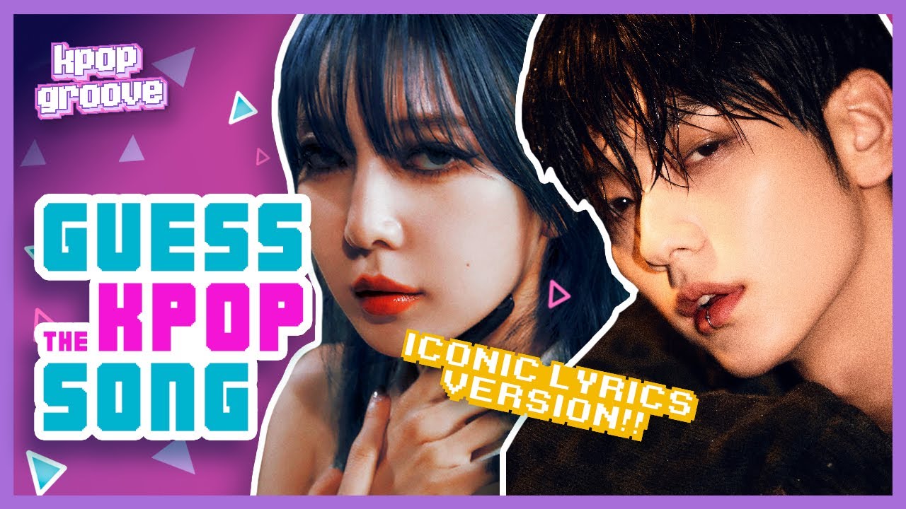 ⭐ GUESS THE KPOP SONG 🎵  [ICONIC LYRICS VERSION] QUIZ / TRIVIA KPOP GAME 🎙️✨