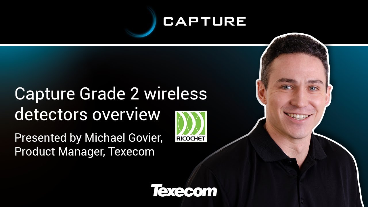 Capture Grade 2 wireless detector range overview