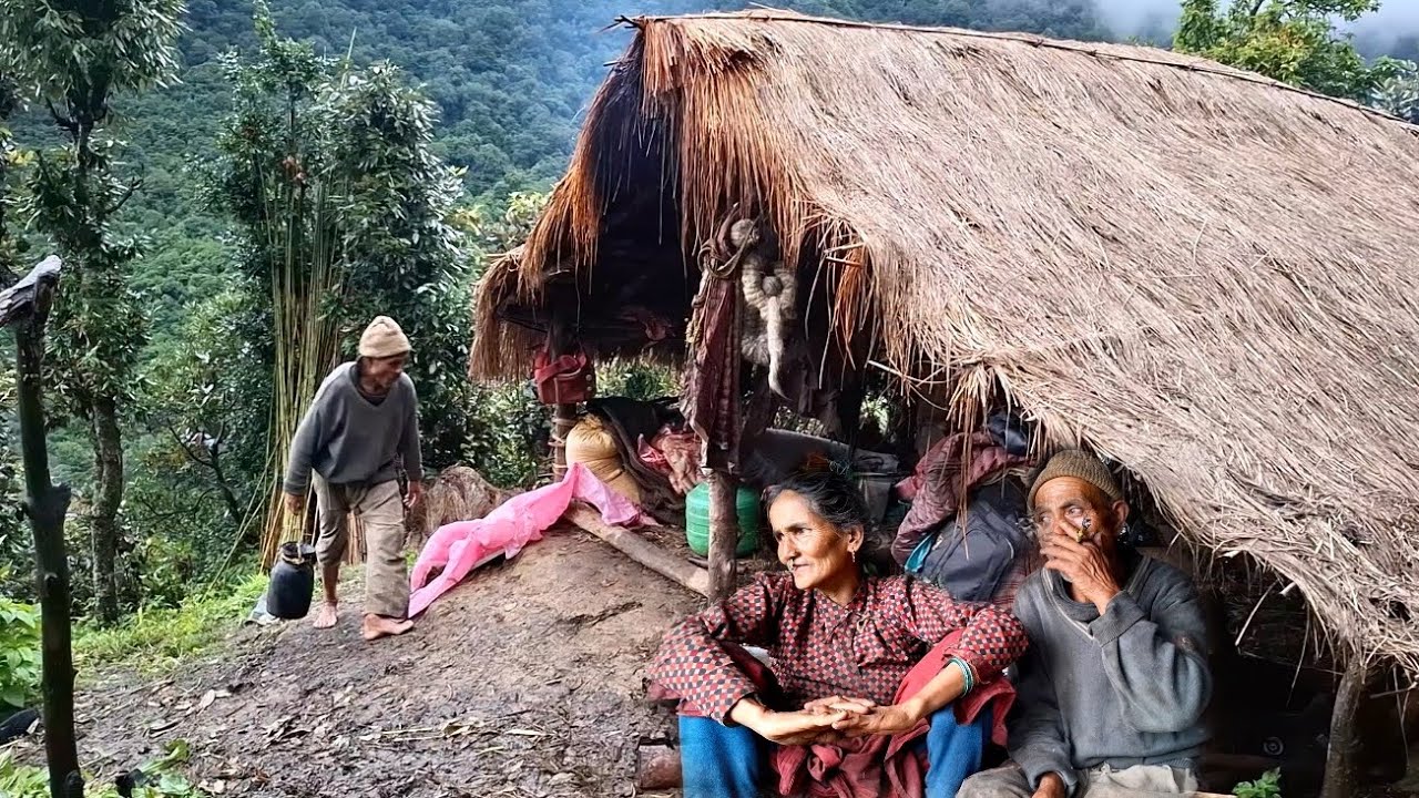Himalayan Village Life || Incredible Story of Nepali People || Heavy Rainfall 