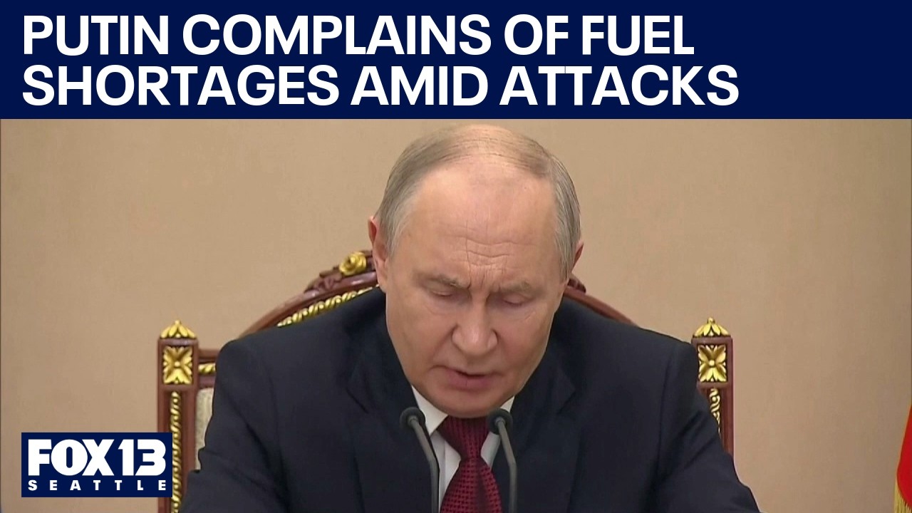 Путин: Россия столкнулась с дефицитом топлива на фоне атак Украины | FOX 13 Seattle