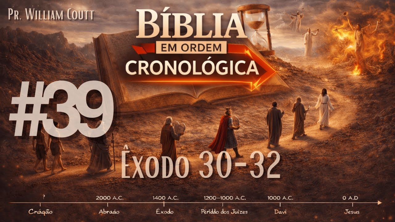 #39 LEITURA DA BÍBLIA EM ORDEM CRONOLÓGICA | ÊXODO 30-32