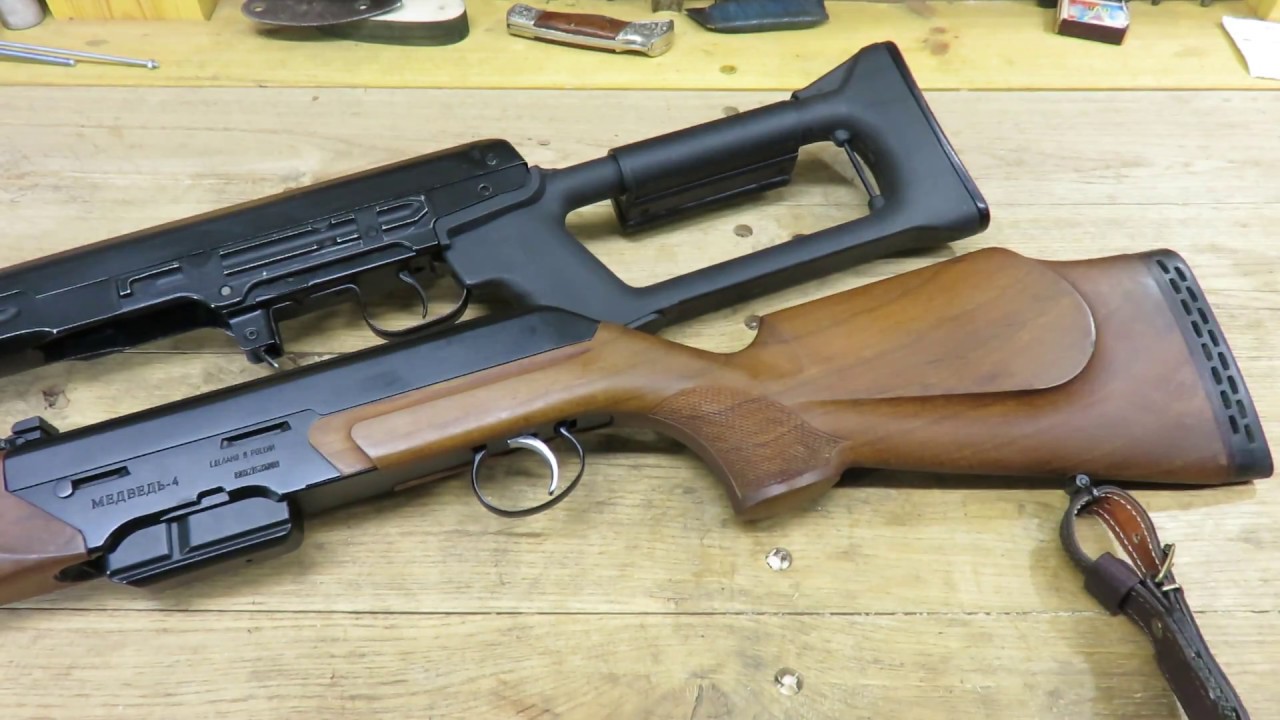 Карабины Тигр, Медведь-4 сравнение, разборка, сборка.