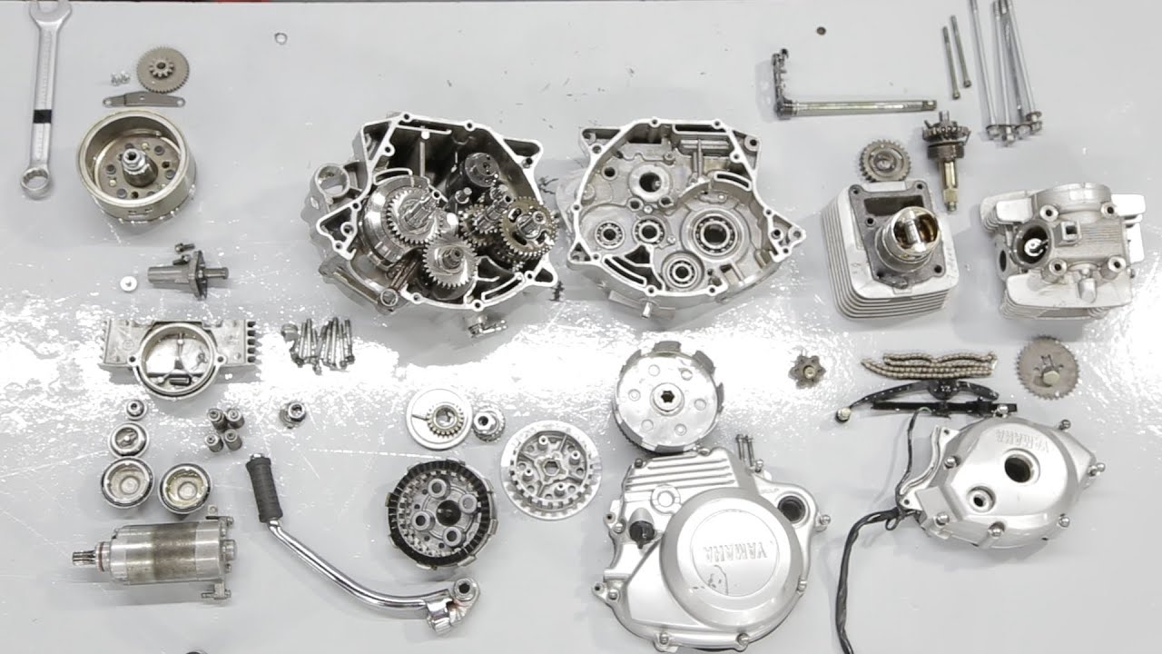 Desarme completo de un motor  YAMAHA YBR 125