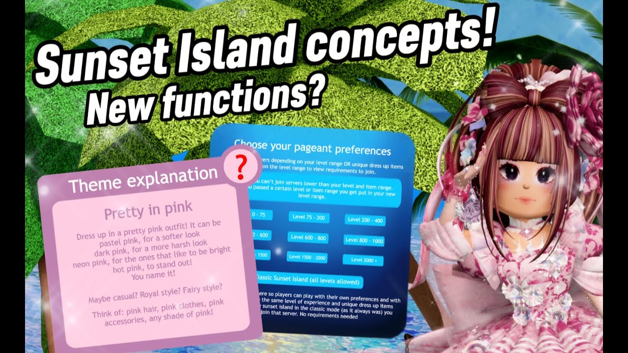Sunset Island Concepts! - Things I Would Add To Royale High - Season 2 Episode 2 🌴