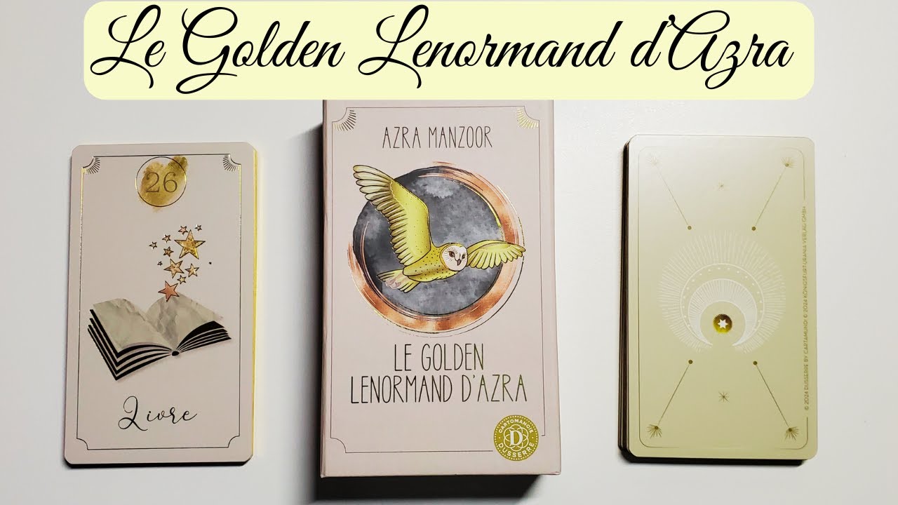 Le Golden Lenormand d'Azra Manzoor - Des illustrations douces et poétiques