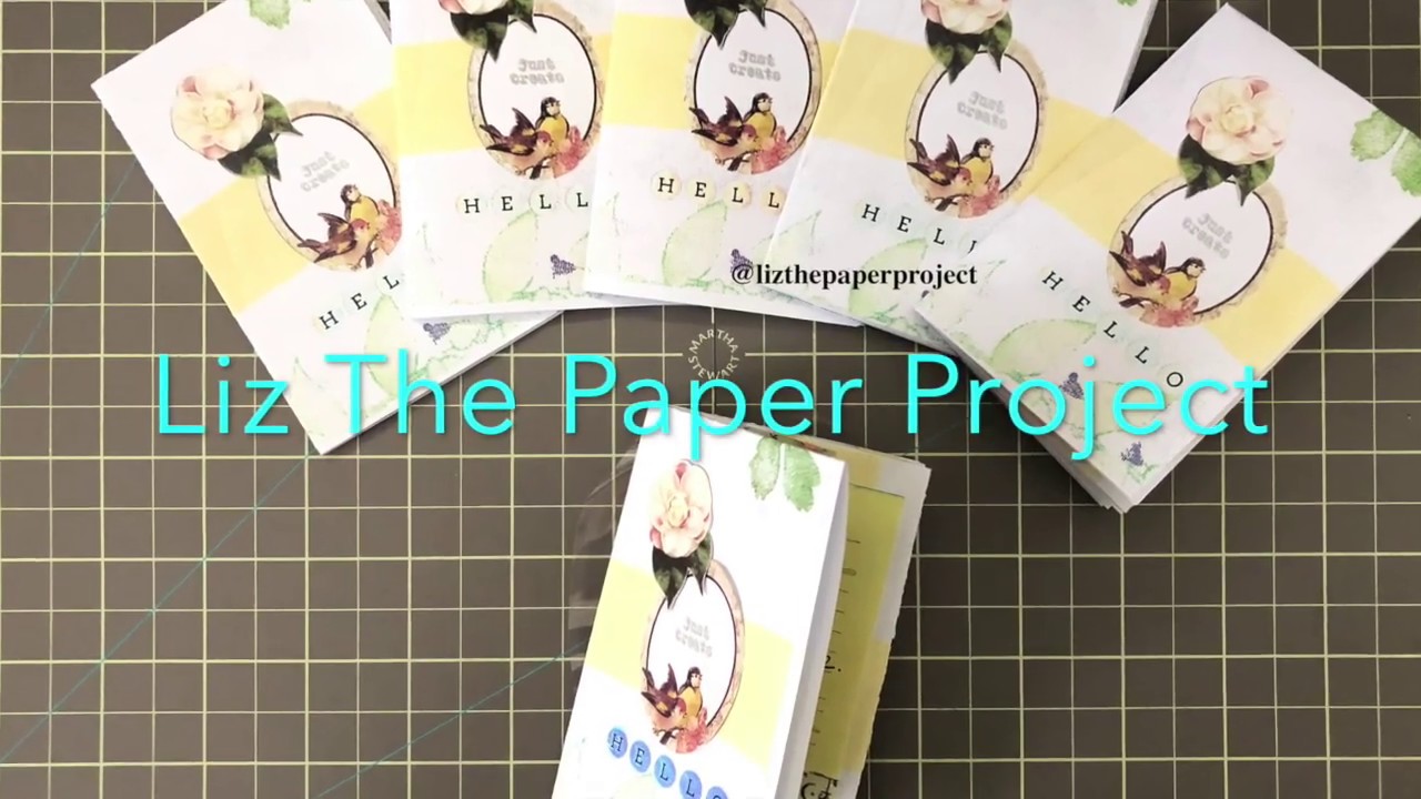 Zine's For Happy Mail / Swap - Pen Pal Mail - One Page Wonder No. 1- Craft With Me V11 #papercrafts