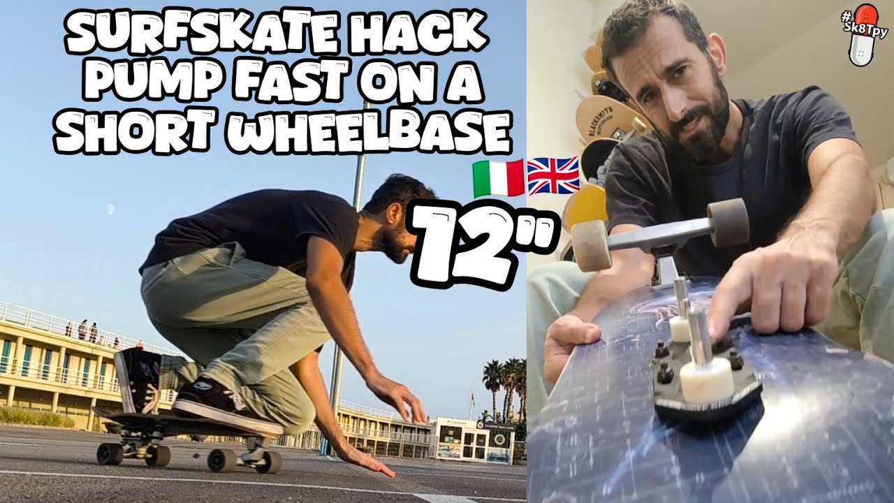 Il surfskate da viaggio definitivo - wheelbase corto che corre come uno lungo
