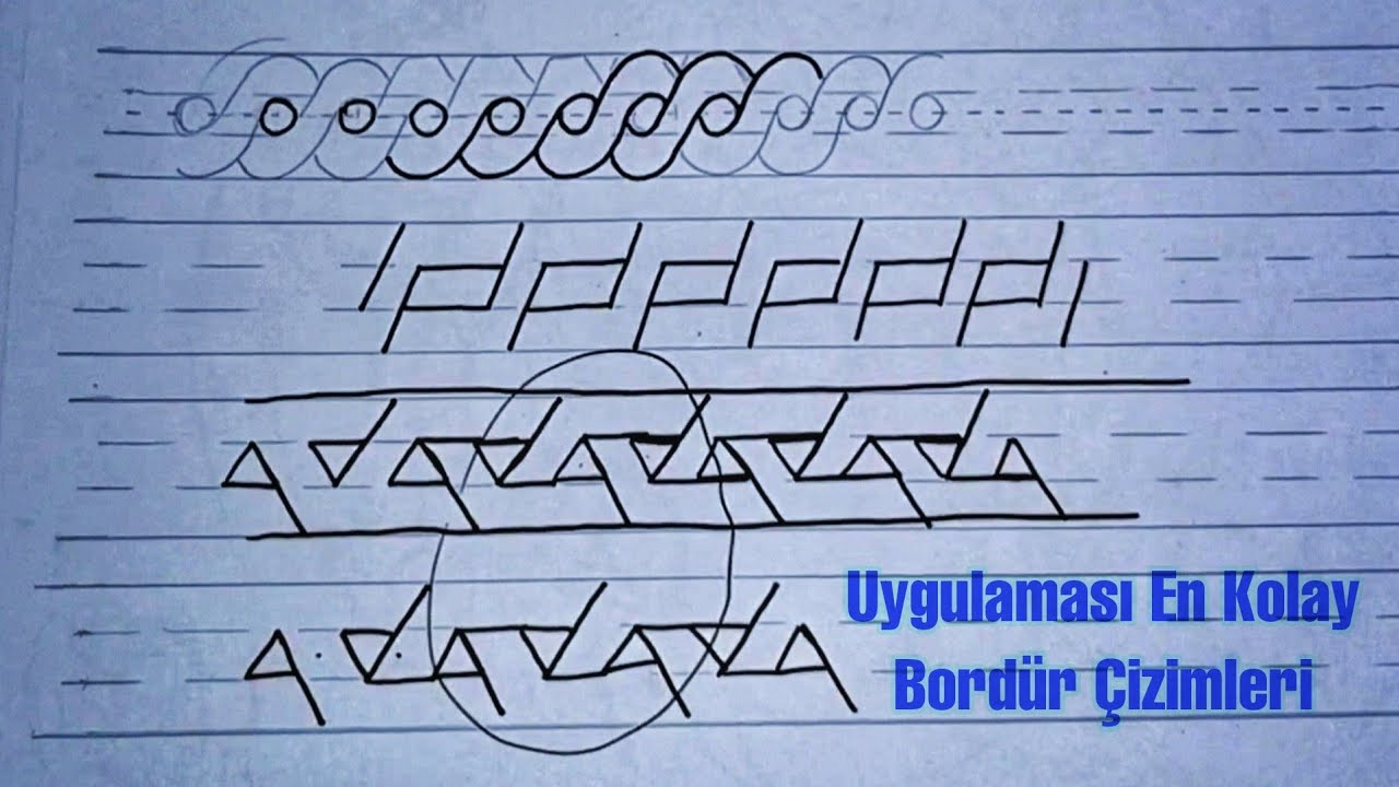 Çinide Bordür Örneği