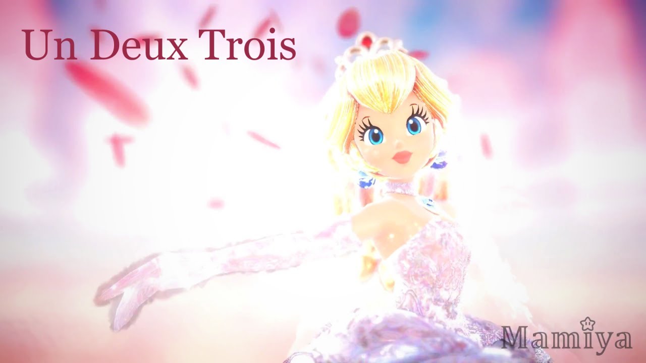 Princess Peach (Wedding) "Honeymoon Un Deux Trois" MMD animation